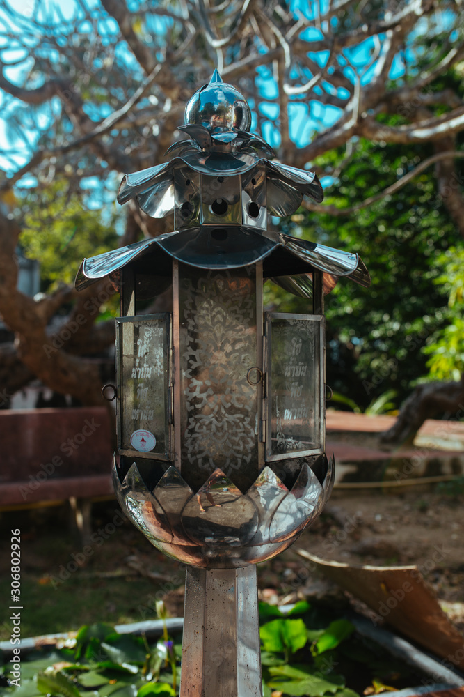 Lighting Lamp latern on the street in Asia Lighting Lamp latern on the street in Asia
