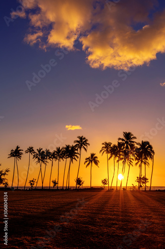 Tropical Island Sunrise