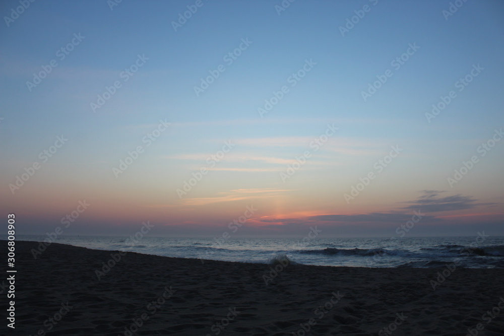 Sunset Over Sea Sunset Over Sea