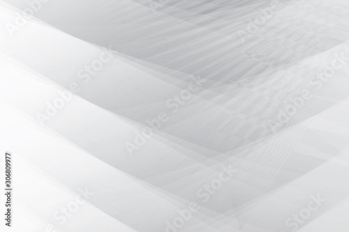 Abstract geometric white and gray color background. Vector, illustration.	