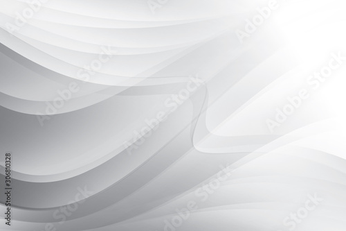 Abstract geometric white and gray color background. Vector, illustration. 