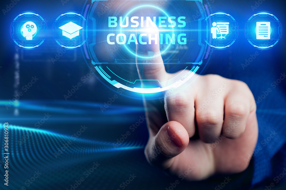 Business, Technology, Internet and network concept. Coaching mentoring education business training development E-learning concept. Business, Technology, Internet and network concept. Coaching mentoring education business training development E-learning concept.