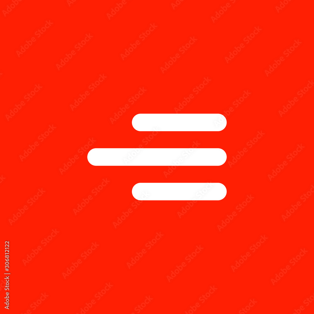Alignment Icon flat design such as left, right, center,top and bottom. Alignment Icon flat design such as left, right, center,top and bottom.