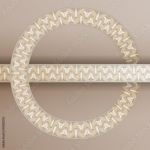 egyptian symbol ornamental  composition architecture