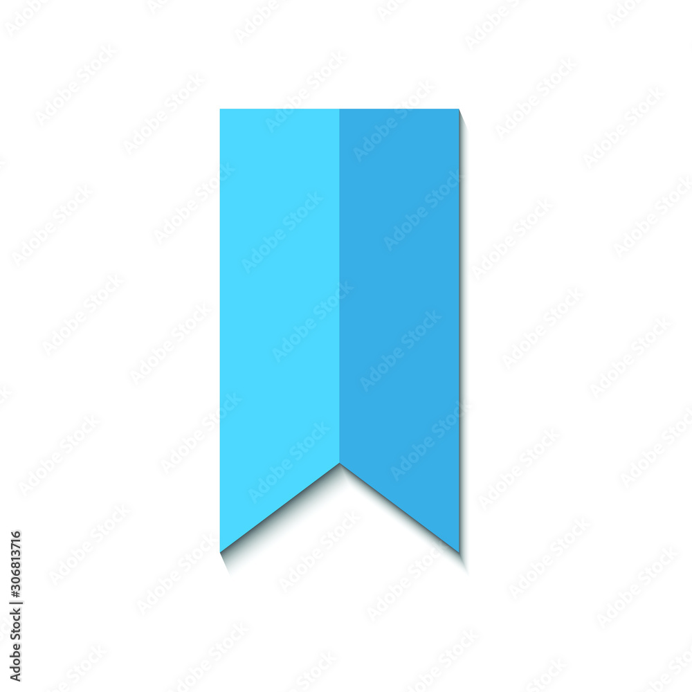 bookmarks flat icon design. vector illustration bookmarks flat icon design. vector illustration