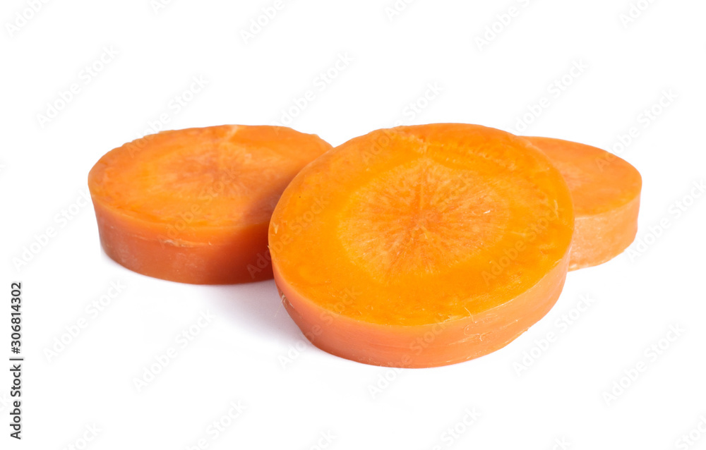 Fresh carrot isolated on white background Fresh carrot isolated on white background