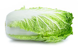 vegetable chinese cabbage isolated on white background