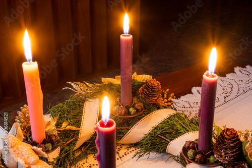 christmas advent wreath