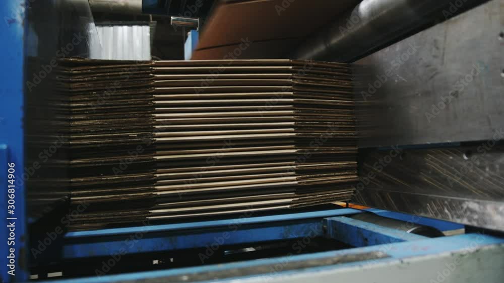 carton box making process paper mill factory