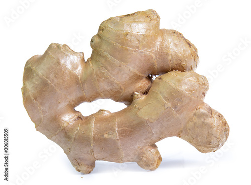 ginger root isolated on white background