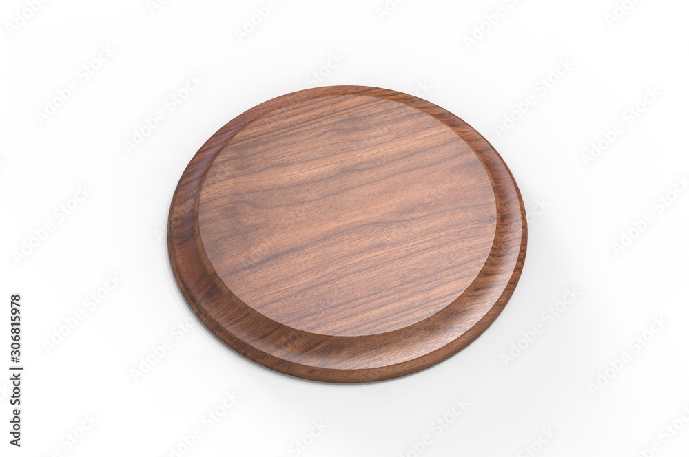 Blank Wood Plaque Template And Mock up. 3d render illustration. Blank Wood Plaque Template And Mock up. 3d render illustration.
