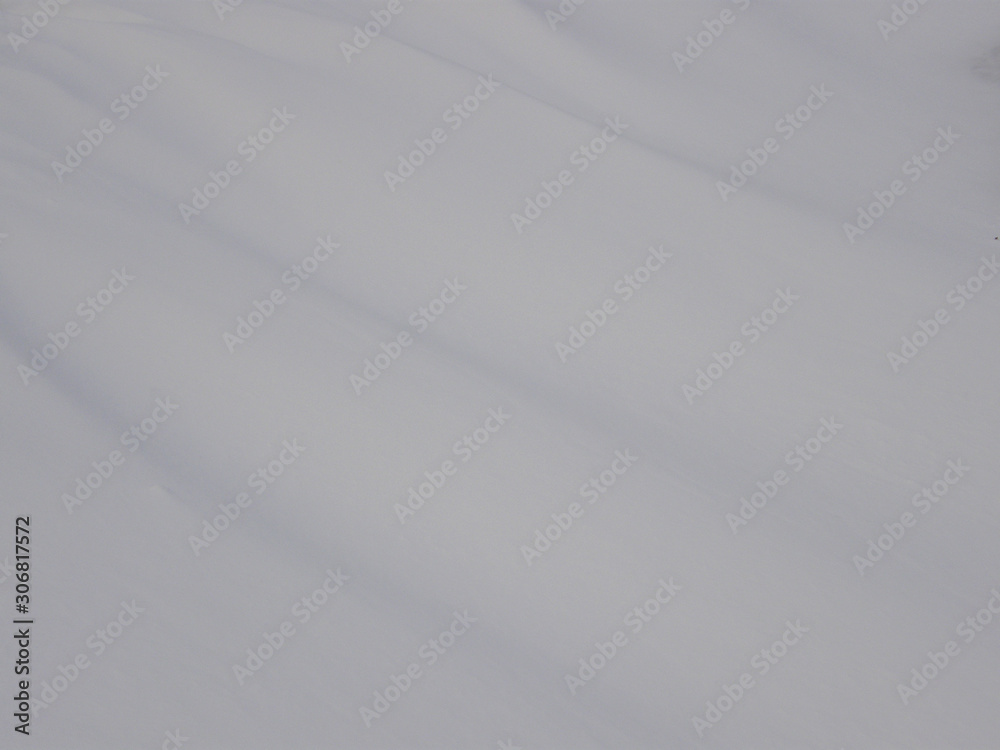 Fototapeta premium 雪の風紋。風に吹かれた雪面の模様。北海道