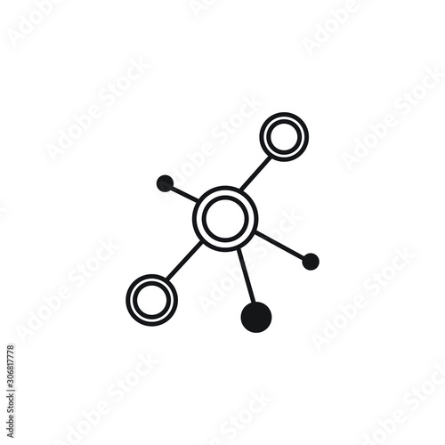 Connection Icon Mark Vector Illustration