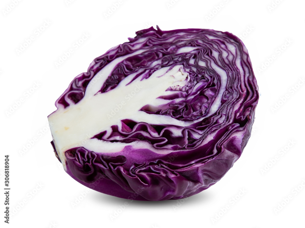 red cabbage vegetable isolated on white background red cabbage vegetable isolated on white background