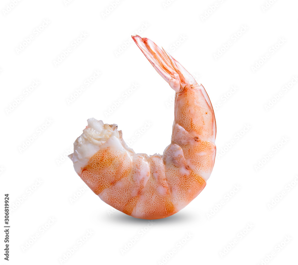 clipping path shrimp isolated on white background clipping path shrimp isolated on white background