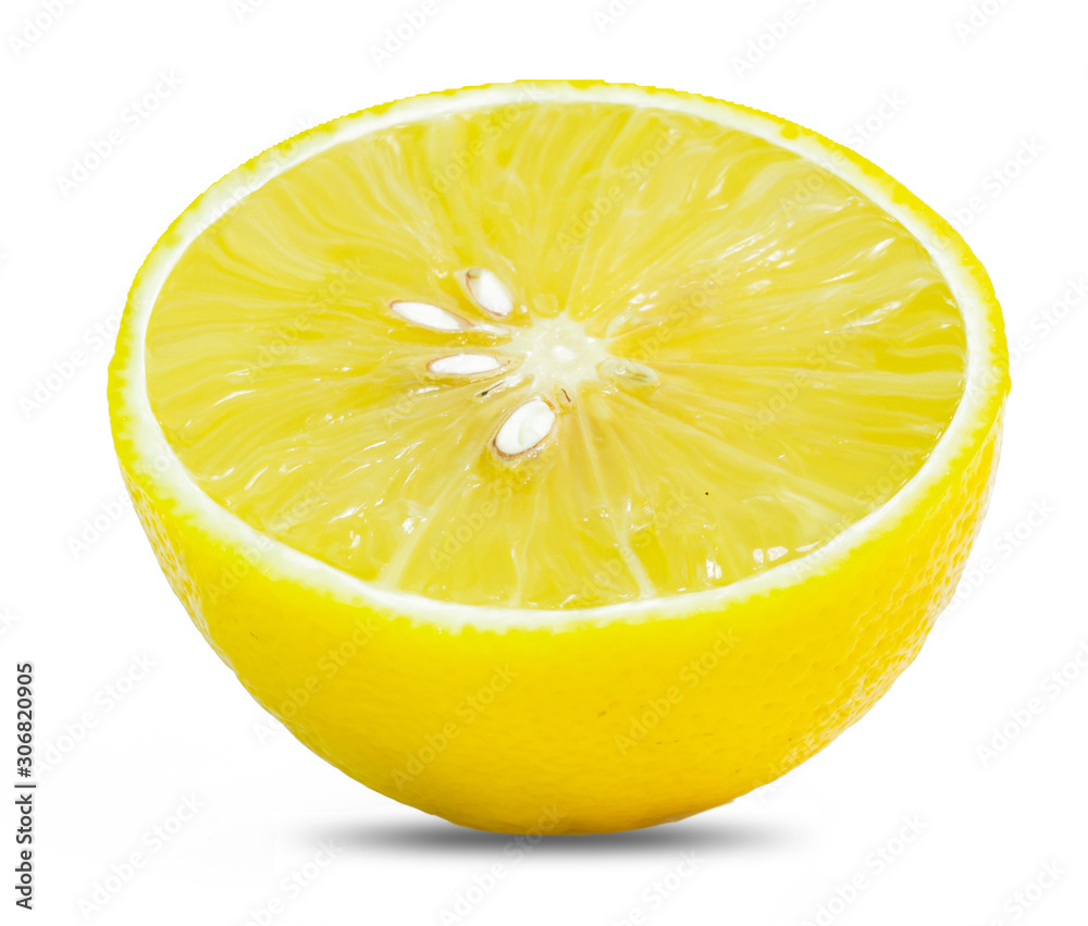 lemon fruit isolated on white background lemon fruit isolated on white background