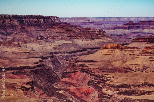 Overview of the Grand Canyon from desert view watchtower