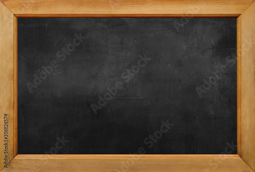 Empty Chalk board Background/Blank.Blackboard Background.Blackboard texture. Chalkboard or School board use for background ,backdrop , wallpaper.