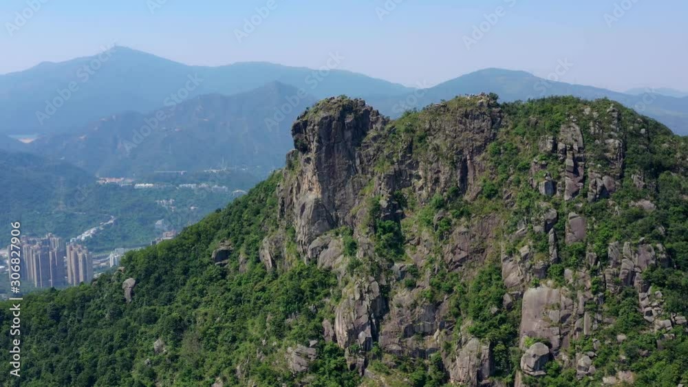 Lion rock mountain in Hong Kong Lion rock mountain in Hong Kong