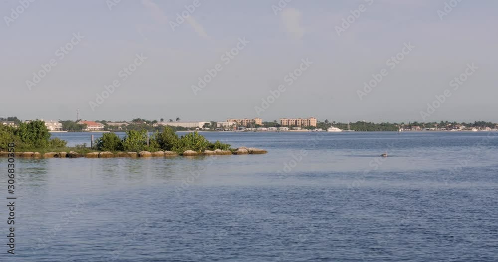 view of the city from across the ocean view of the city from across the ocean