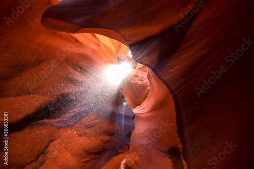Bright Curves of the Antelope Canyon, Arizona, USA