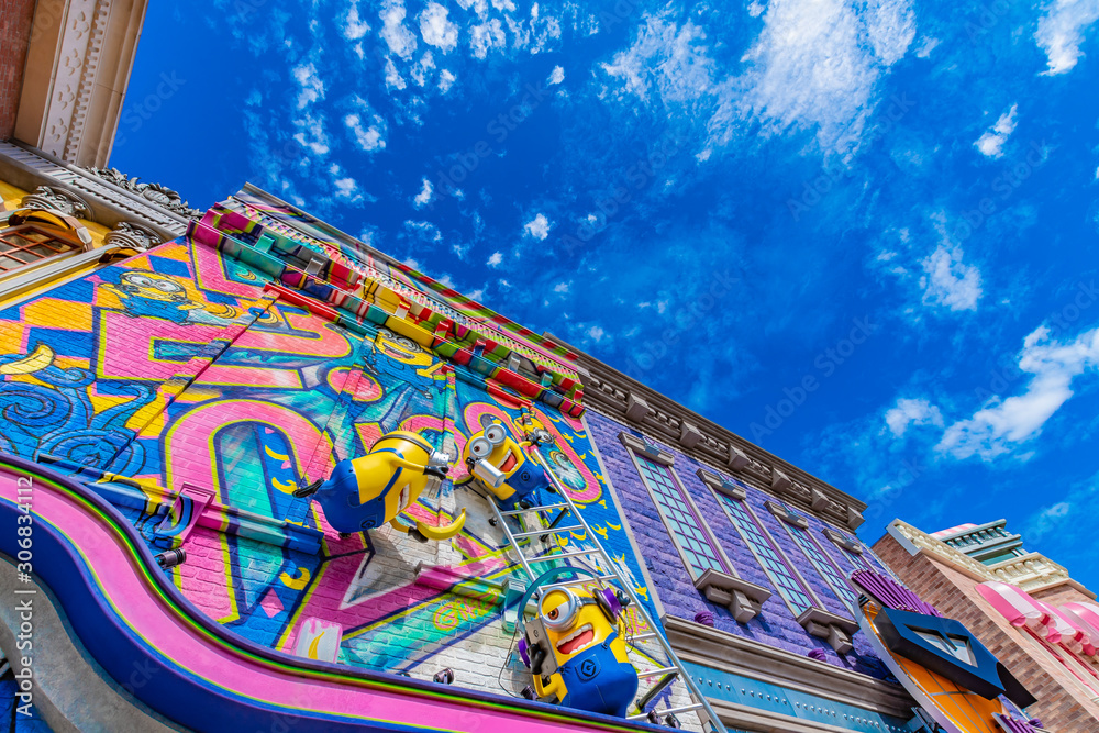 Osaka Japan August 12 18 Photo Of Fun Store At Minion Park Shop Located In Universal Studios Japan Osaka Japan Minions Are Famous Characters From Despicable Me Animation Stock Photo Adobe Stock