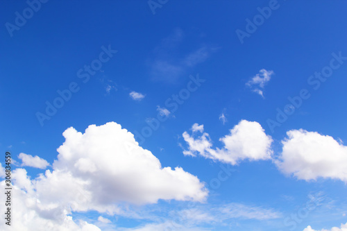 blue sky background. nature with clouds