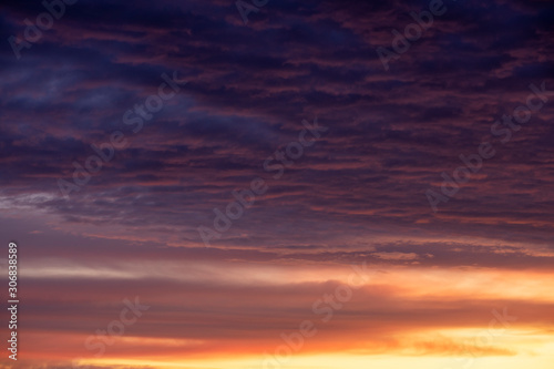 Fototapeta Naklejka Na Ścianę i Meble -  beautiful sky at sunrise in the south of France