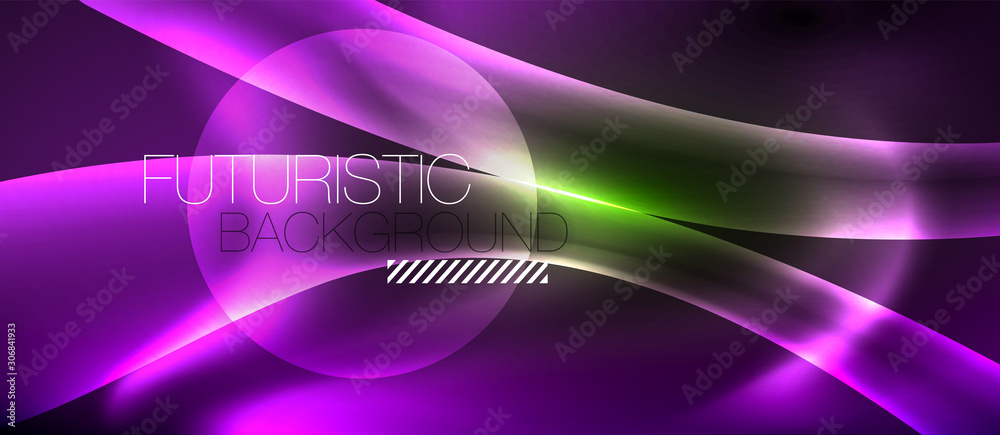 Glowing shiny light abstract background