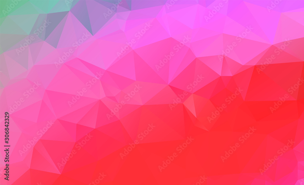 Obraz premium Light purple vector polygon abstract backdrop. Polygonal with gradient. Texture pattern for your backgrounds