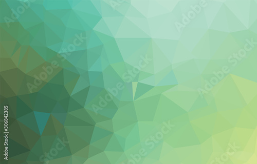 Light Green vector polygon abstract backdrop. Polygonal abstract vector with gradient. Textured pattern for your backgrounds