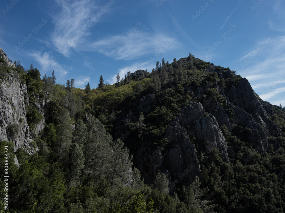 Cliffs above Shasta Lake, Northern California