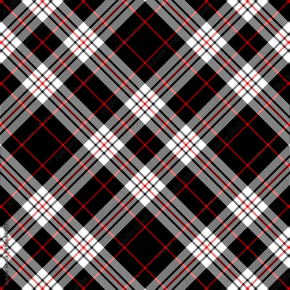Tartan black and white seamless pattern. Tartan black and white seamless pattern.