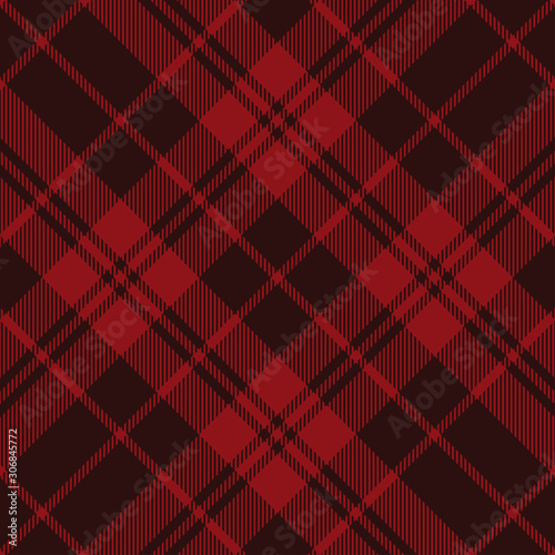 Tartan red seamless pattern.