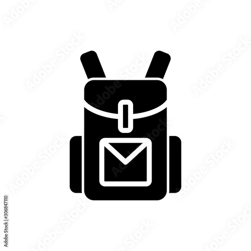 bacpack icon vector illustration design template eps - 10
