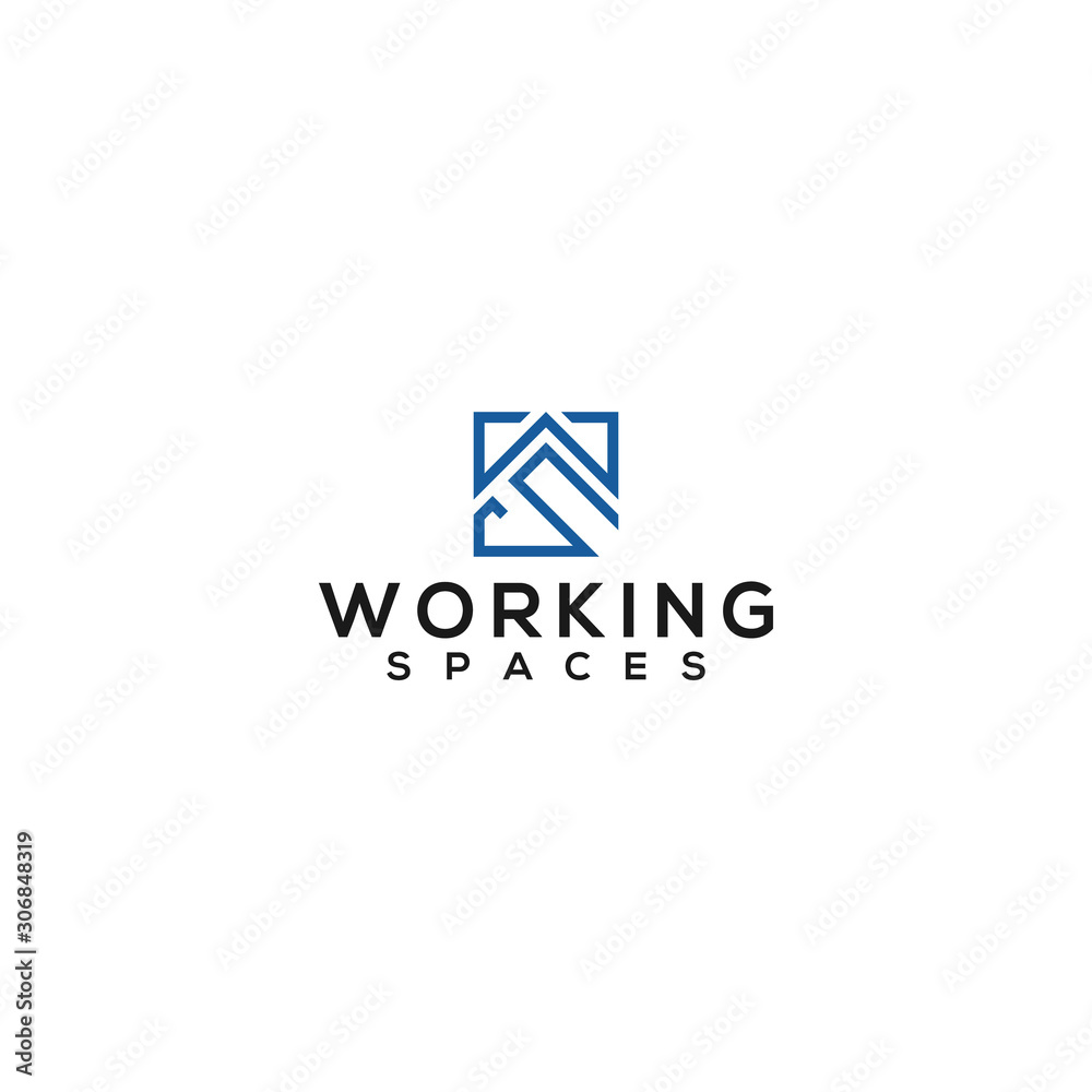 Vector graphic design element, W letter ws logo vector icon Vector graphic design element, W letter ws logo vector icon