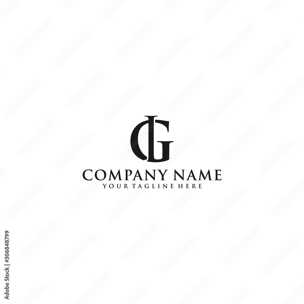initial letter LG, L, G logotype company name