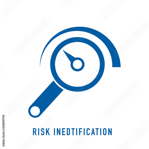 Risk Identification icon. Simple element illustration. Vector icon
