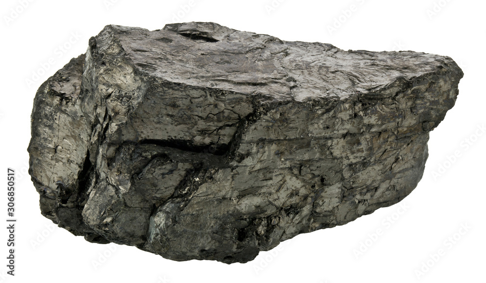 Coal isolated on a white background. Coal isolated on a white background.
