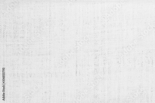 White abstract cotton towel mock up template fabric on background. Cloth Wallpaper of artistic grey wale linen canvas texture. Cloth Blanket or Curtain of pattern and copy space for text decoration.