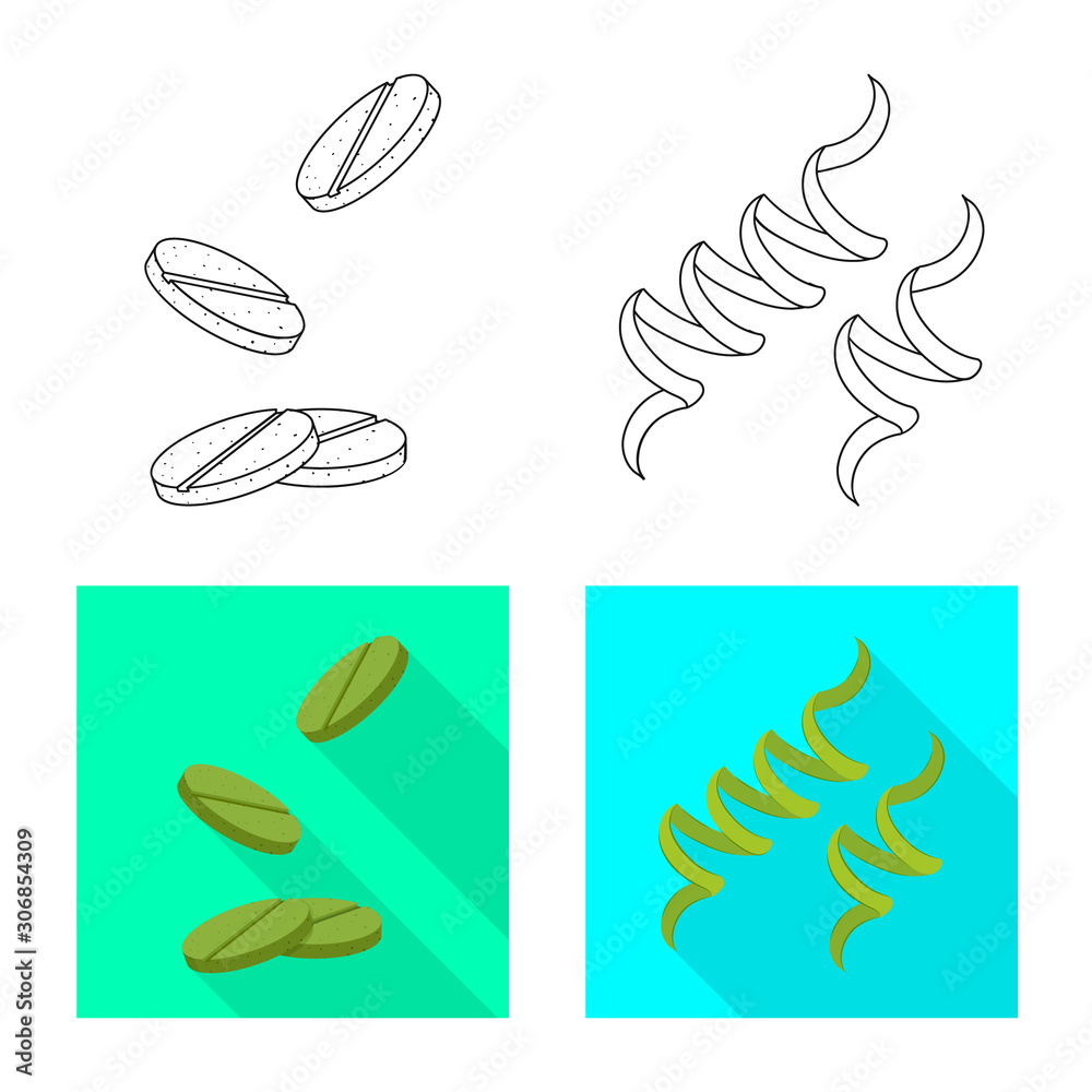 Vector design of protein and sea icon. Set of protein and natural stock vector illustration. Vector design of protein and sea icon. Set of protein and natural stock vector illustration.