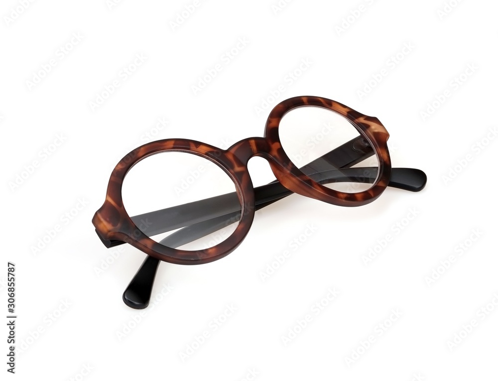 Glasses isolated on white background for applying on a portrait Glasses isolated on white background for applying on a portrait