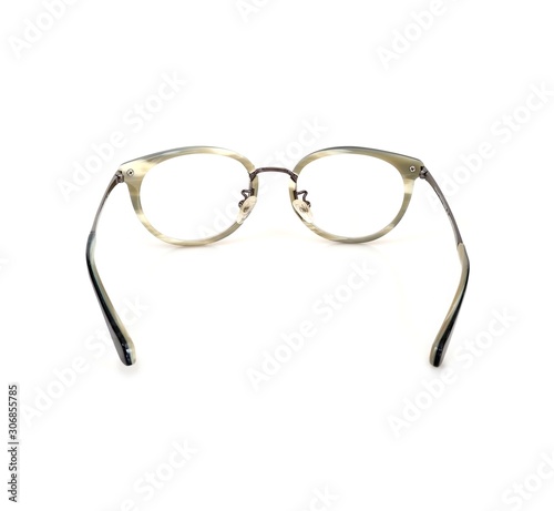 Glasses isolated on white background for applying on a portrait