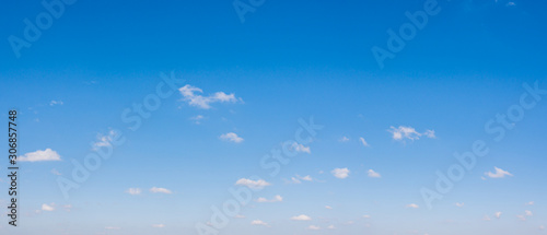 Panorama sky and clouds natural background.