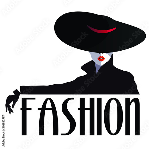 Fashion woman in style pop art. Vector illustration