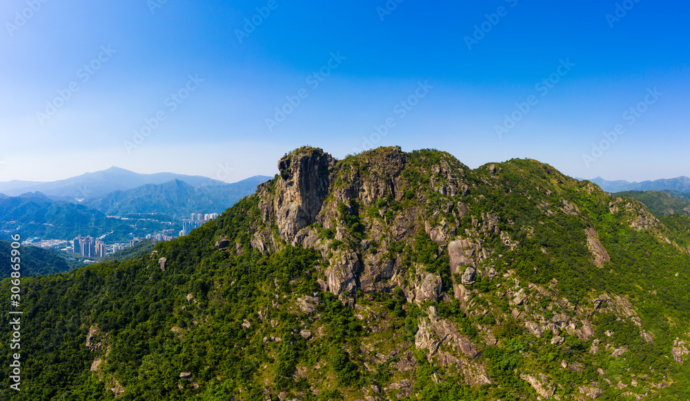 Hong Kong lion rock mountain Hong Kong lion rock mountain