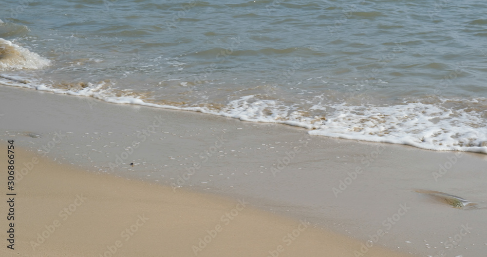 Sea wave on the beach