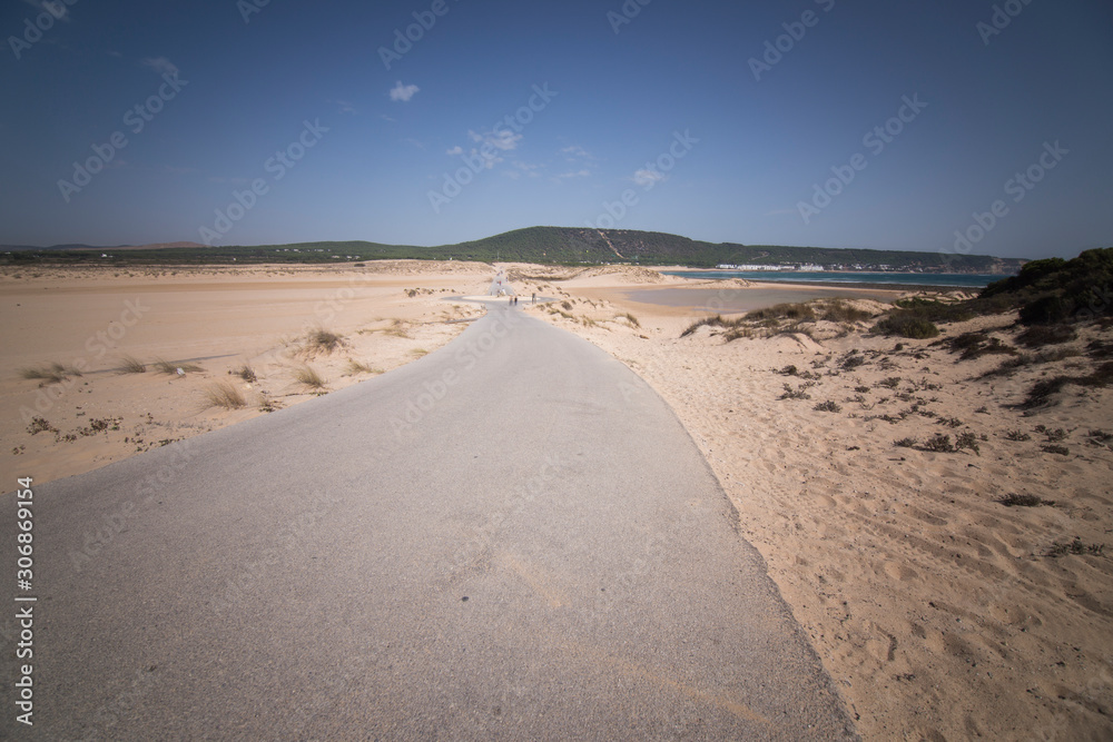 Trafalgar cape in Canos de Meca Barbate Cadiz Andalusia Spain