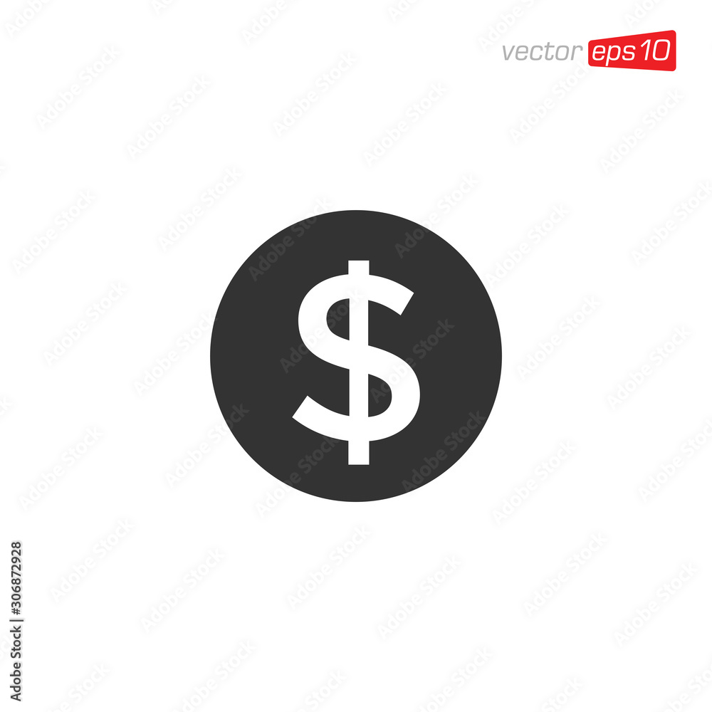 Dollar Money Icon Design Vector Dollar Money Icon Design Vector