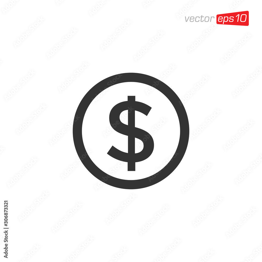 Dollar Money Icon Design Vector Dollar Money Icon Design Vector